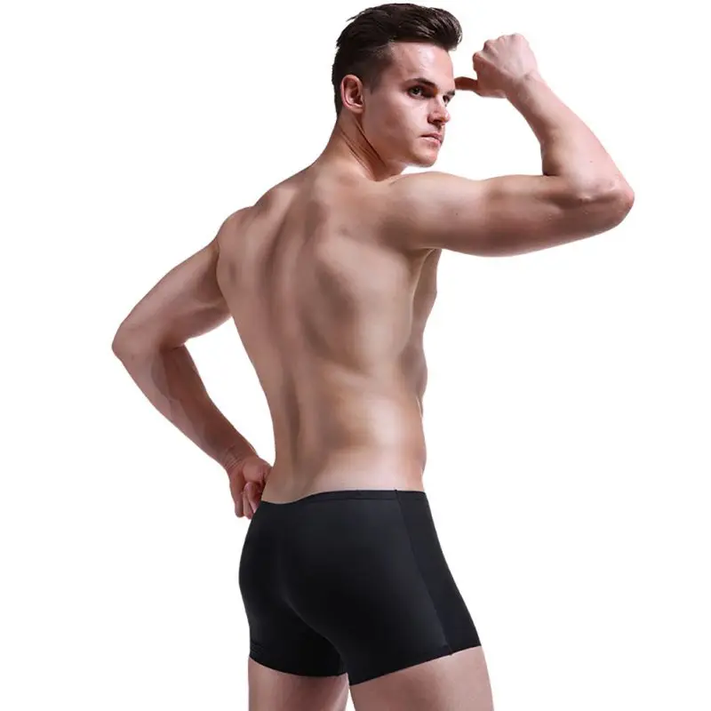 WJ 2019 бренд Для мужчин нижнее белье, мужские плавки-трусы сетка UnderPant Cueca Masculina U Чехол Мужской трусики Для мужчин плавки-трусы Пестрое