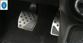 

Yimaautotrims Auto Accessory Automatic Model Fuel Gas Brake Parking Foot Pedal Pad Plate Cover Kit For Jeep Renegade 2015 - 2020