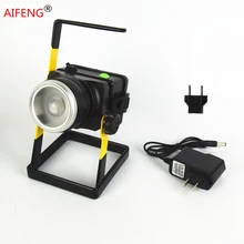 AIFENG 30 Вт 2400лм светодиодный прожектор, Светодиодный точечный светильник, портативный Точечный светильник, мощный водонепроницаемый перезаряжаемый светильник 18650
