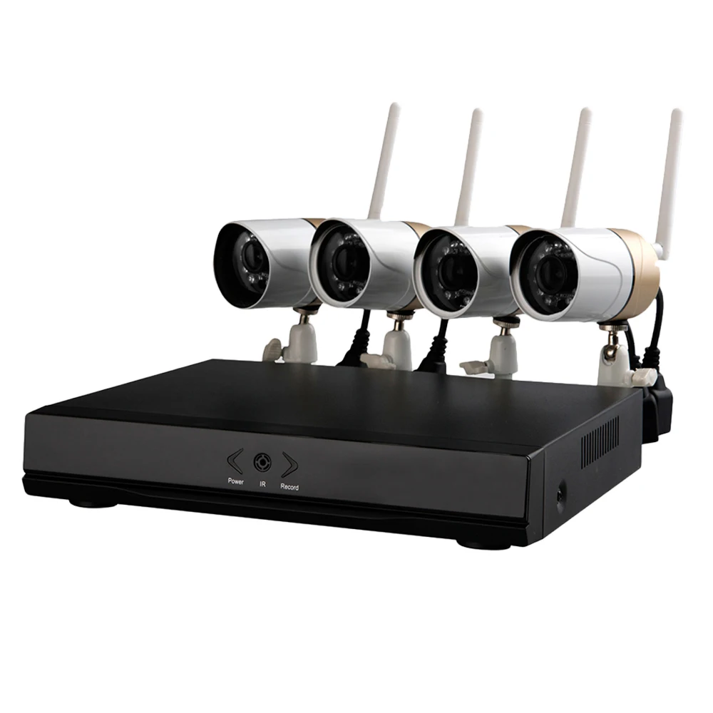 Wanscam HW0047 CCTV Системы 4CH 720P HD Безопасности Камера Wi-Fi P2P NVR наблюдения комплект