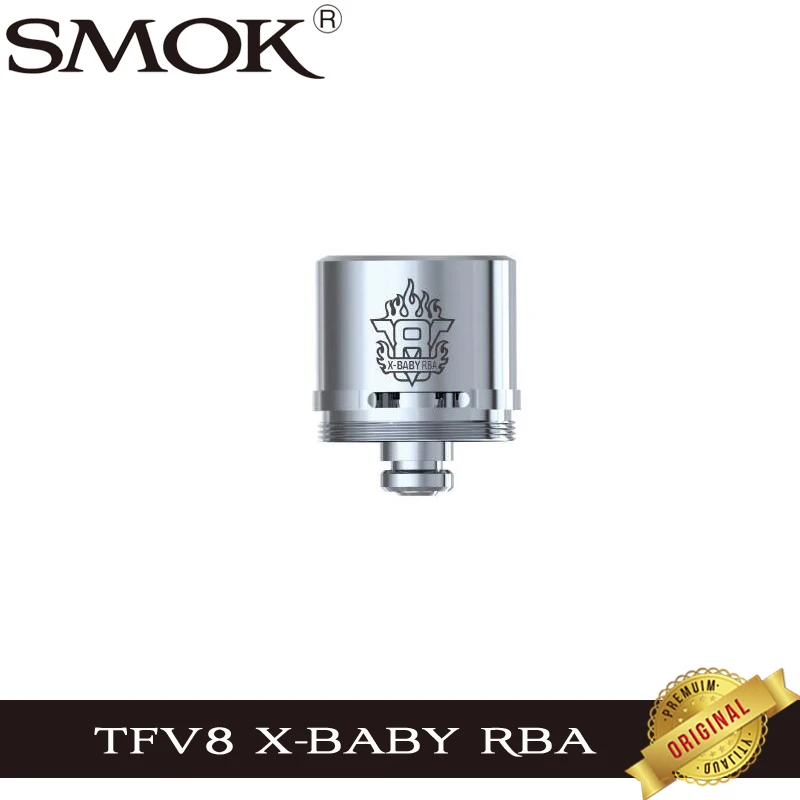 

Original SMOK TFV8 X-Baby RBA Tank Coil V8 X Baby RBA Core 0.35ohm For TFV8 X Baby Beast Tank Atomizer DIY E Cigarette Vaporizer