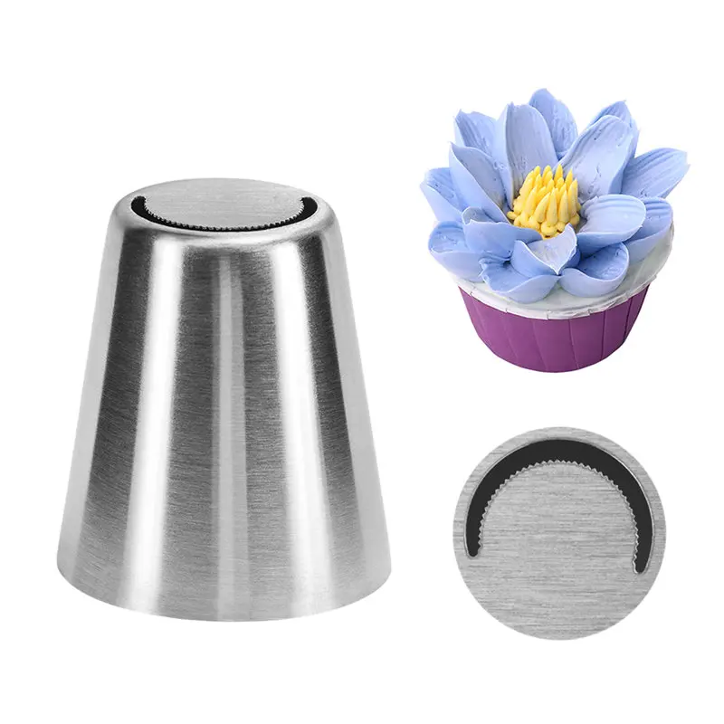 

1PC VOGVIGO Cupcake Decorator Nozzles Russian Tips Cream Stainless Steel Icing Piping Nozzles Pastry Decorating Tools