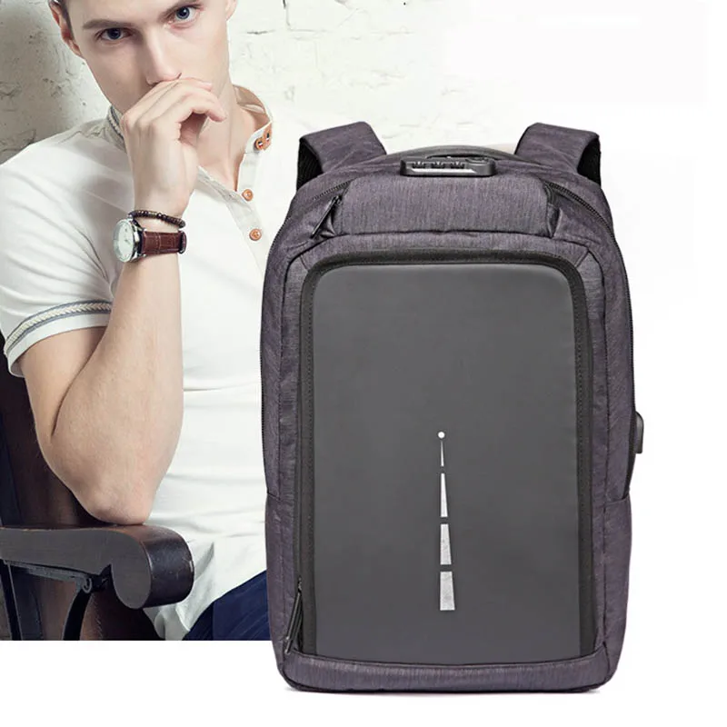 

Men Backpack Anti Theft 17 Inch Backpack Laptop Backpack USB Lock Design Computer Bag Travel bag Waterproof Laptop Bag for Women