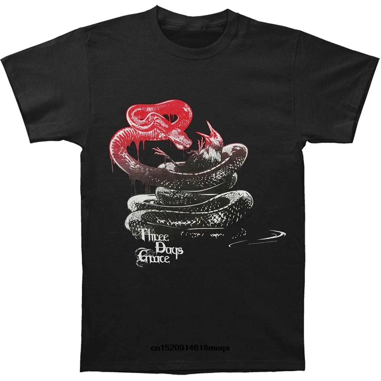 t shirt Three Days Grace Men's The End Short Sleeve T-shirt Black | Мужская одежда