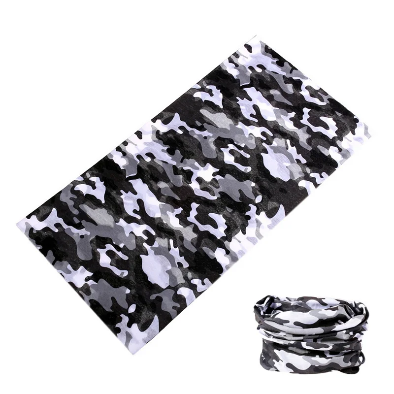 Outdoor Camouflage Scarf Tactical Mask buffe Multi Use Face Shield Neck Warmer Scarf Cycling Head Scarf Bandana Bicycle Kaffiyeh