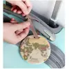 1Pcs Fashion World Map Luggage Tag Silica Gel Suitcase ID Address Holder Baggage Boarding Portable Label Travel Accessories ► Photo 3/6