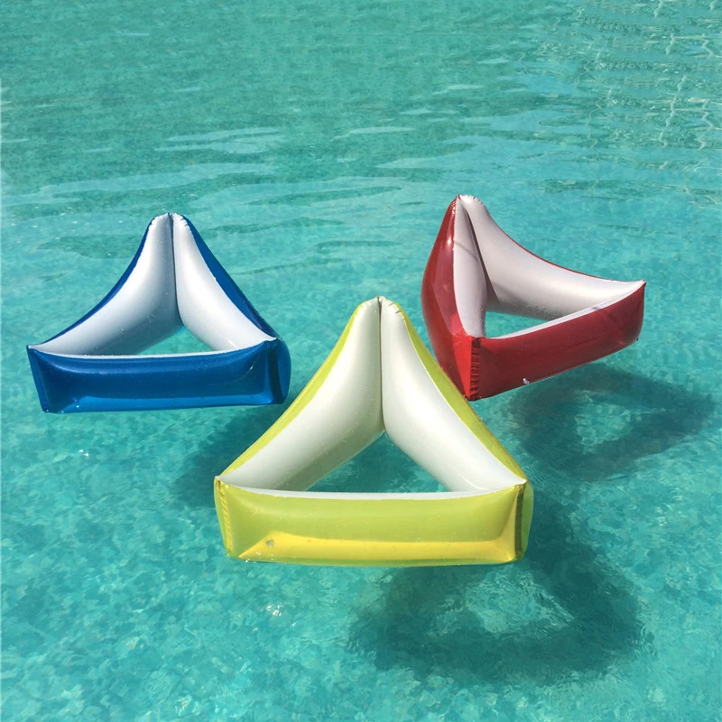 Новое поступление 2017 треугольный плавающий бассейн надувные игрушки