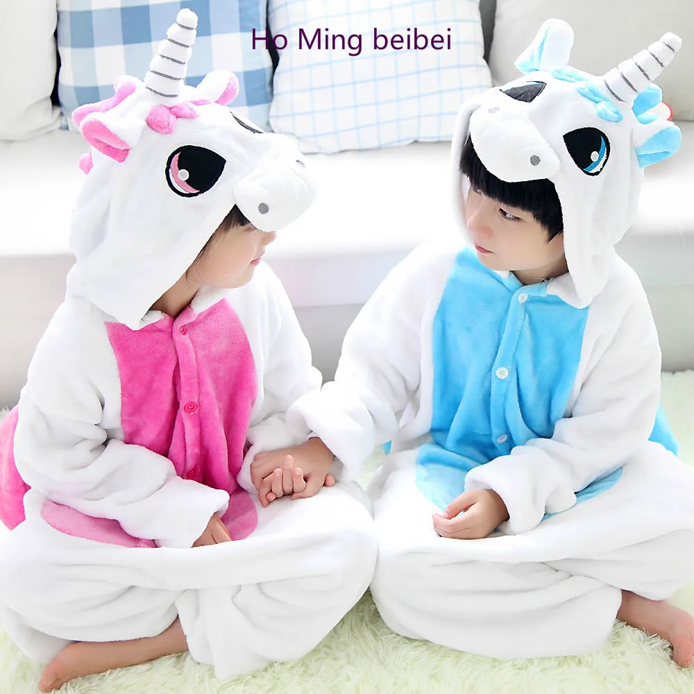 Unisex Autumn and Winter Pajama Sets 2016 Cute Cartoon Sleepwear Women