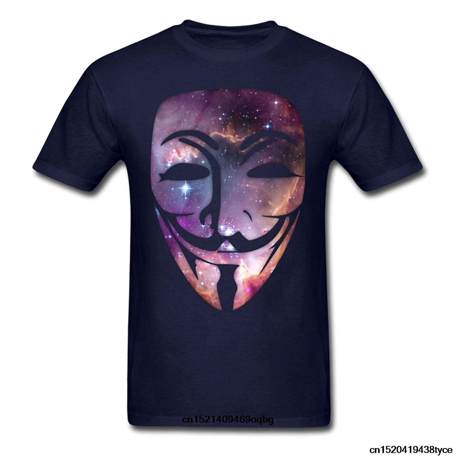 100% cotton O-Neck T Shirts Movie Space Anonymous Crew Neck Cotton Short Sleeve Shirt | Мужская одежда