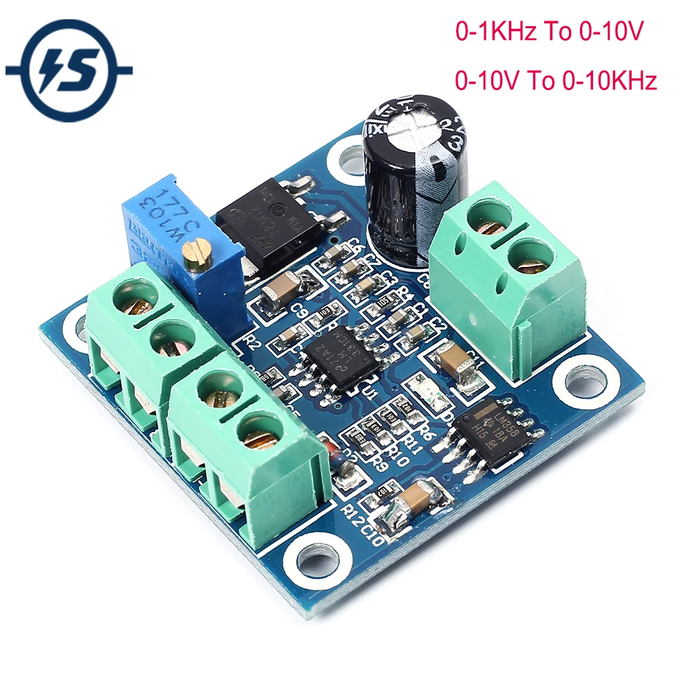KNACRO 200HZ to 10V Frequency to Voltage Conversion Module 0-200Hz to 0-10V F/V Conversion Module Digital to Analog Converter Module 0-200HZ to 0-10V KNACRO 200HZ to 10V Frequency to Voltage Conversion Module 0-200Hz to 0-10V F/V Conversion Module Digital to Analog Converter Module 0-200HZ to 0-10V