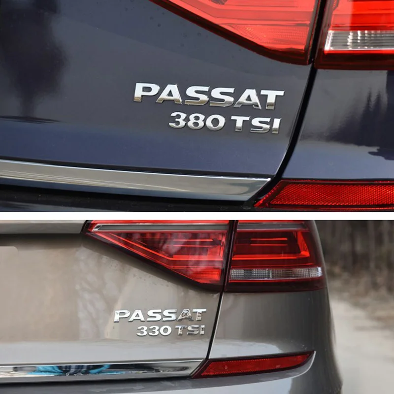 Grab It Fast Cars Exterior 11 Off 230 280 330 380 Tsi Car Sticker Rear Metal Letter Decal For Volkswagen Polo Passat Sagitar Magotan Tiguan Bora Golf Lamando Cc
