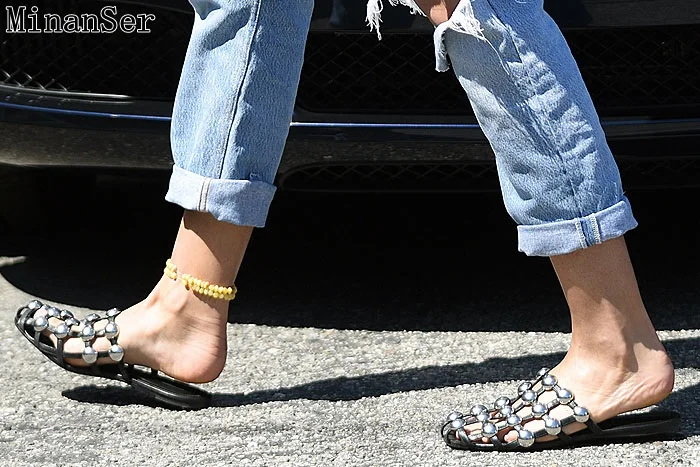 Lily-Aldridge-Alexander-Wang-Amelia-flats-2