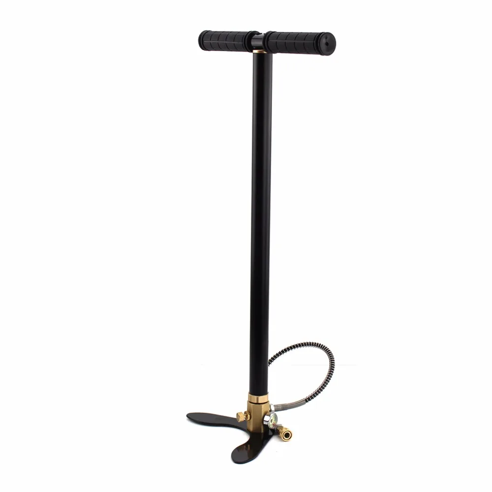 

PCP Paintball Airforce High Pressure Pump Hand Operated Three Stage Stainless Steel 30mpa 4500psi Hunting Bicycle Air Refilling