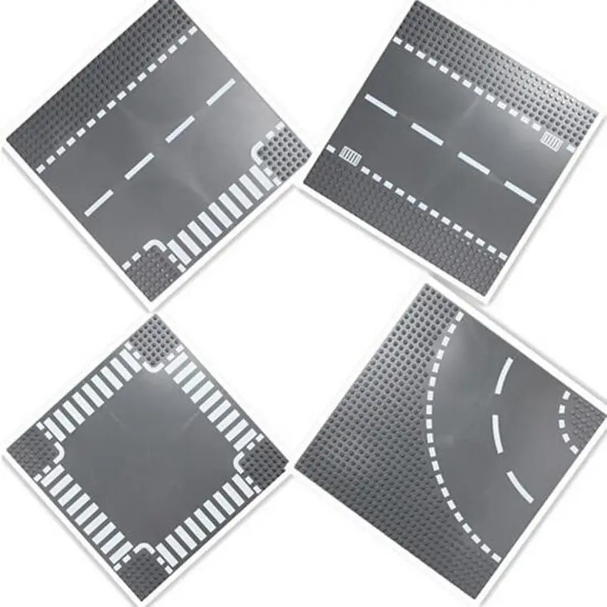 

City Road Baseplates 32*32 Dots Base Plate Compatible for LegoINGs Baseplate Model Building Blocks Sets Toys for Children