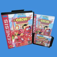 Цирк тайна с коробкой и руководство 16bit MD игровая карта для sega Mega Drive для Genesis