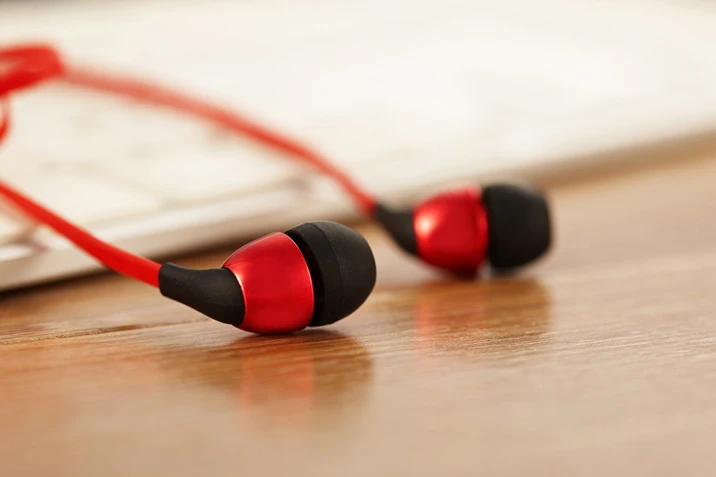 Wallytech W802 Metal earphone red