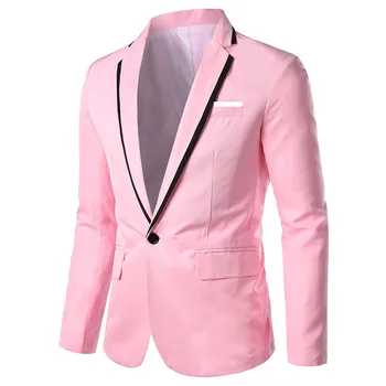 

2019 Autumn Hairstyle Division Club Man's Suit Jacket European Version Schoolboy Small Suit Costume Mens Frock Coat