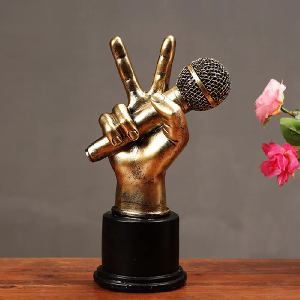 

A PCS Retro Gesture Finger Model Decorations Home Decorations Coffee Shop Models Soft Decoration Desktop Furnishings AP5291558
