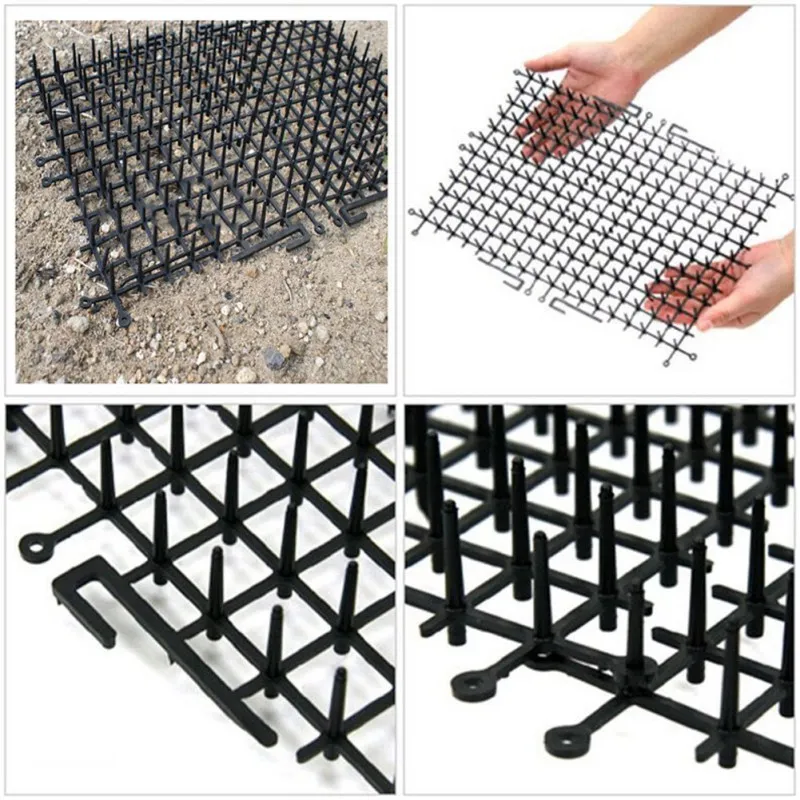 

Garden Safety Mat For Cat Anti-Cat Plastic Pet Cat Restricted Area Prickly Pad Pad Protection Plant And Flower Door Mat