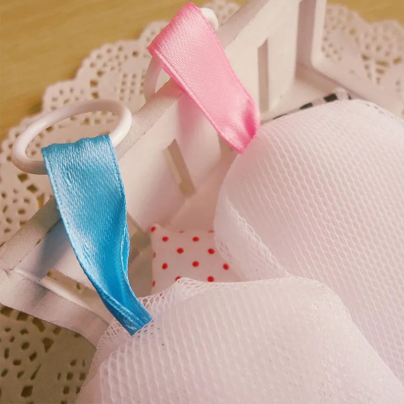 3Pcs/lot Cleanser Soap Mesh Bags Bath Washing Tools Body Cleansing Nets Soap Foaming Net PE Bubble Helper Mesh Wash Face 3