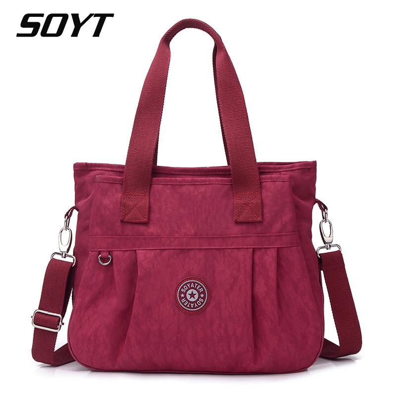 SOYT 2017 Women Nylon Bag Female Waterproof Nylon Shoulder Bag For