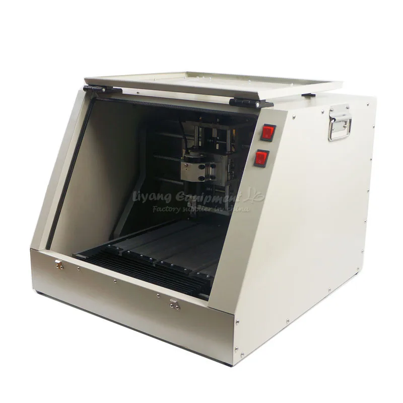 

NEW LY CT-3020 ball screw 320w 3 axis CNC engraving machine with auto-checking and 500mw laser function