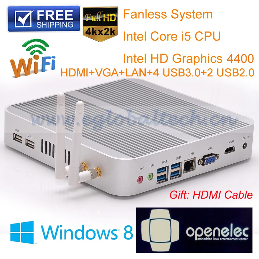 Купить мини-ПК Windows 7/10 HDMI с процессором Intel Пис i5 с 8 г ...