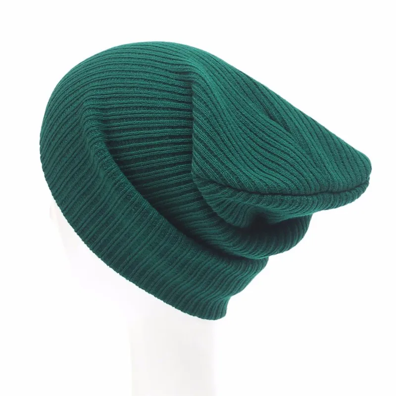 New Fashion Women/Men Knitting Beanie Stretch Cap Hats Hip-Hop Winter Warm Caps Unisex Women Feminino Bone