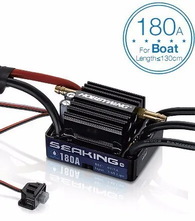Hobbywing SeaKing 30A/60A/120A/180A V3 бесщеточный ESC RC мотор 6V/1A/2A/5A BEC для радиоуправляемой лодки