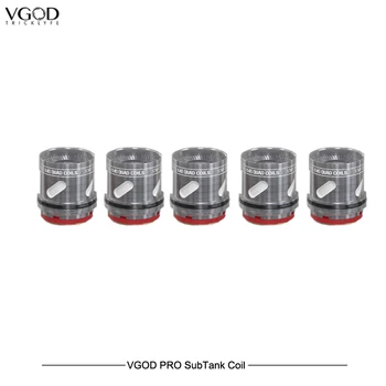 

5pcs/lot Original VGOD Pro Subtank coil 0.2/0.4ohm Resistance Subohm Tank Head For VGOD PRO 200W Kit Electronic Vaporizer Vape