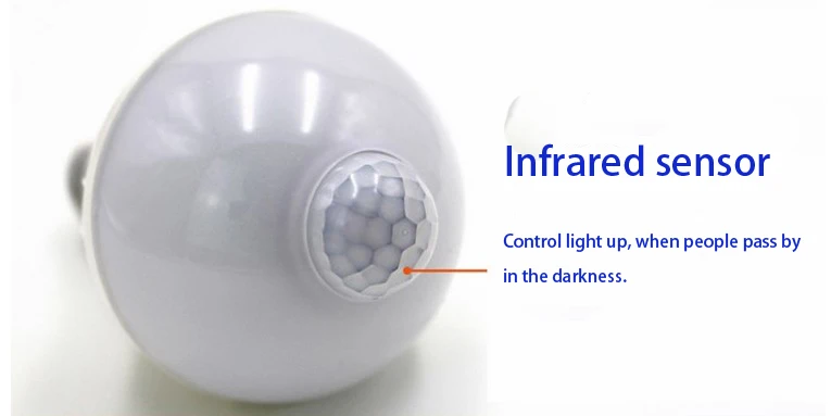  Smart PIR Motion Sensor Bulb E27 220V Led Lamp 5W 7W 9W LED Auto Infrared Body Sensor Lamp Home Lig - 32814192746