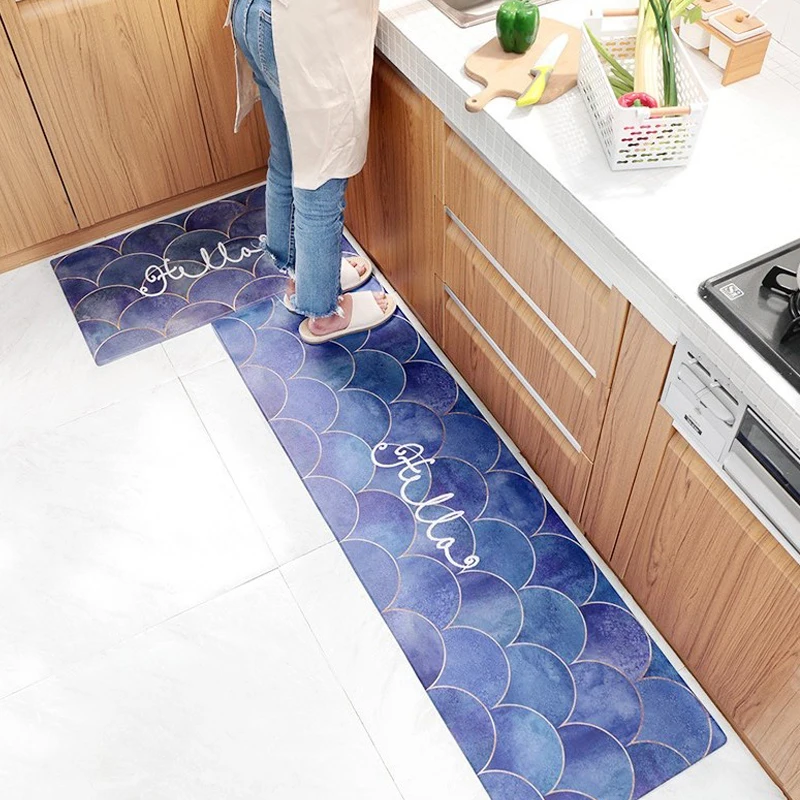 Best Floor Mat Soft Floor Leatherwear Dining Room Multi Size Decoration Kitchen Mat Kitchen Home Anti Fatigue Mattress
