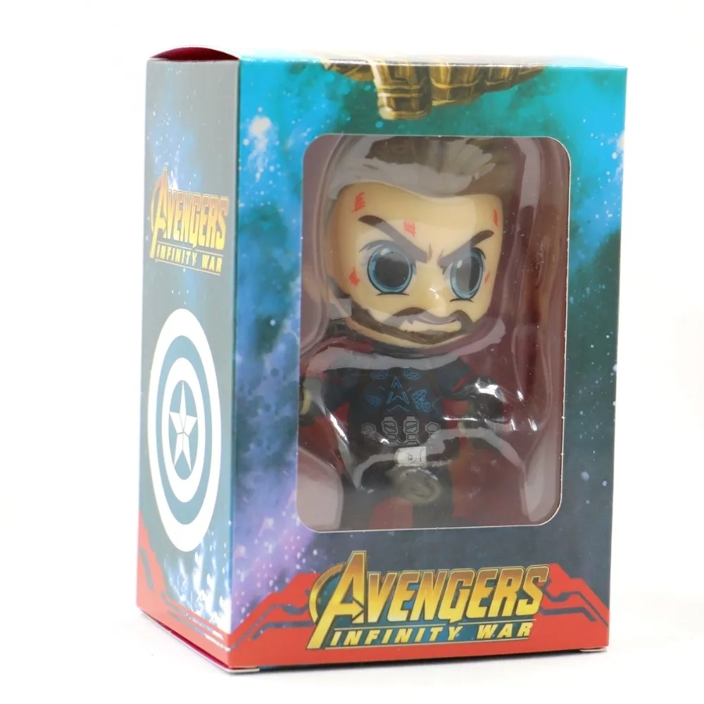 Marvel Toy Avengers 3 Infinity War Thor Captain America Doctor Strange PVC Action Figure Collectible Model Toys Gift 10CM