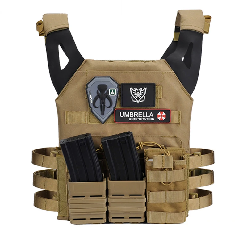 

Light Weight Tactical Vest Amphibious Battle Military Molle Waistcoat Combat Assault Plate Carrier Vest Hunting Protection Vest