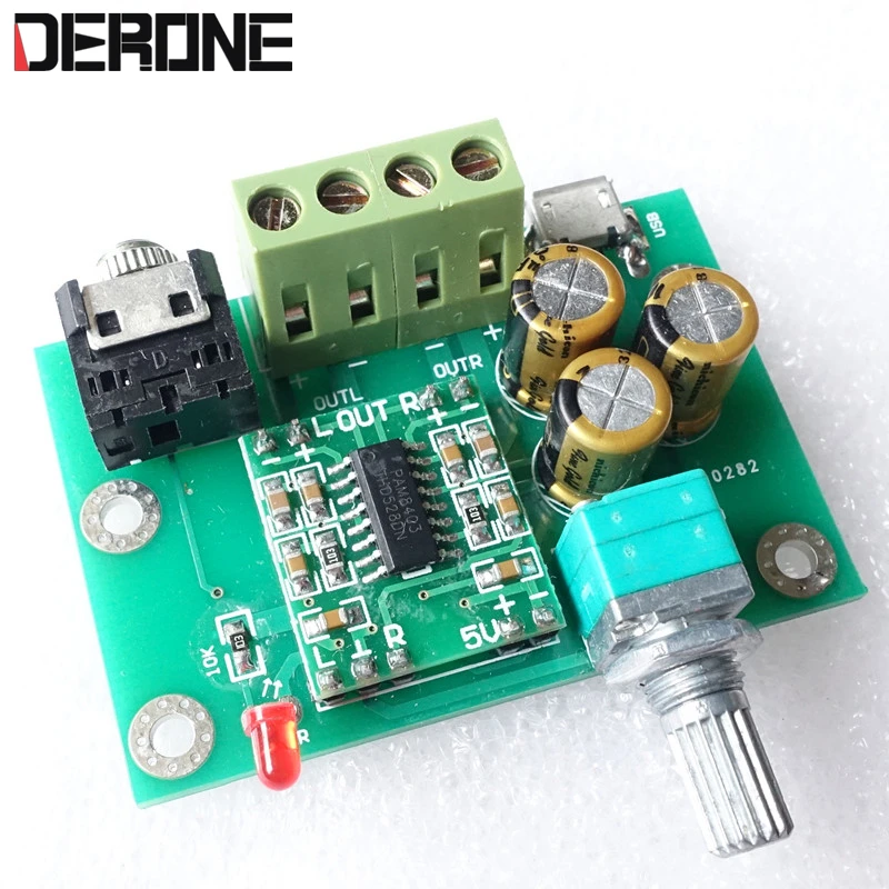 

amplifier board 8403 Digital Power Amplifier 2.0 3W *2 USB 5V for Mini computer speaker bluetooth speaker