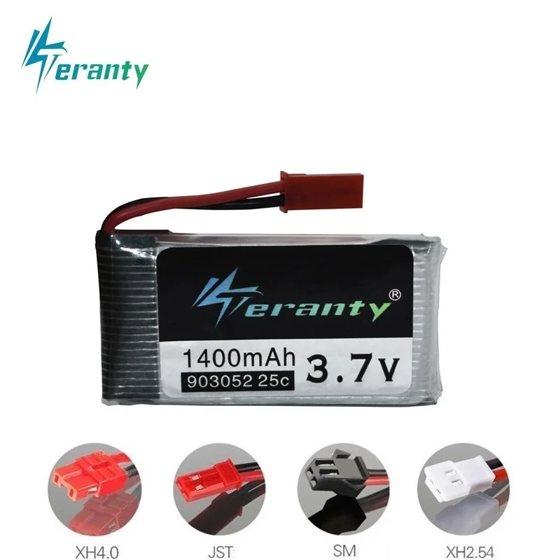 1400mAh 3 7 v lipo батарея для SYMA X5 X5S X5C X5SC X5SH X5SW M18 H5P HQ898B HQ859B H11D H11C T64 T04 T05 F28 F29 T56 T57