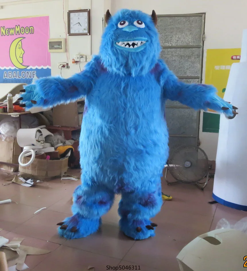 

Brand New All Sizes Sully Monster Mascot Costume Cosplay Dress Halloween Carvinal Professional Studio