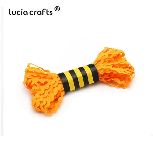 Lucia crafts 15 ярдов/шт 8 мм многоцветная корсажная лента для самодельных волос бант свадебные декоративные аксессуары для вечеринок W0501 - Цвет: Color 8