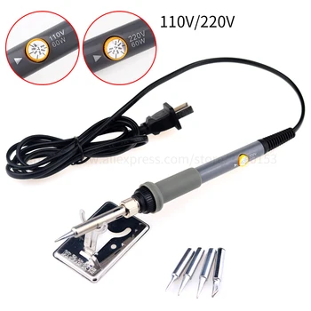 

60W 110/220V Adjustable Temperature Electric Soldering Irons Welding Equipment Repair Tools