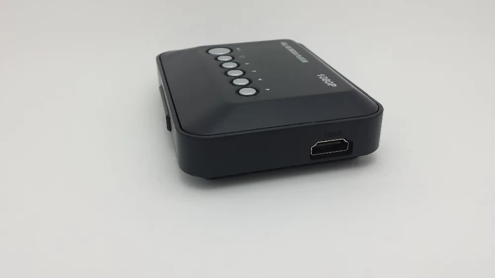 JEDX мультимедийный плеер Mini Full HD 1080P HDD медиаплеер TV box Поддержка HDMI MKV RM SD USB SDHC MMC