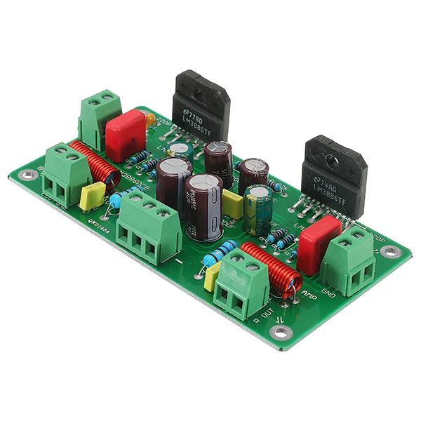 LM3886 Assembled 50W*2 HiFi TF Stereo Amplifier AMP Board 68W+68W 4ohm 38W 8ohm High quantity