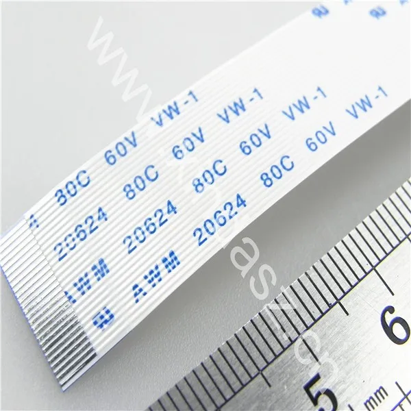 0.5MM pitch 26Pin A type 100mm length electrical ffc flat ribbon cable 2