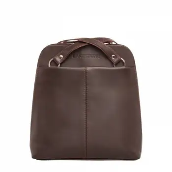 

LAKESTONE small female leather backpack EDEN BROWN