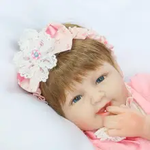 42cm Soft Body Silicone Reborn Baby Doll Toy For Girls Vinyl Newborn Girl Babies Dolls Kids Child Gift Girl Brinquedos