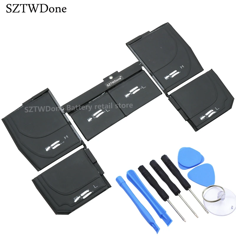 

SZTWDone A1527 New Laptop battery For APPLE MacBook 12 " Retina A1534 （2015-2016 year） MF855 MJY32 MK4M2 7.55V 5264MAH