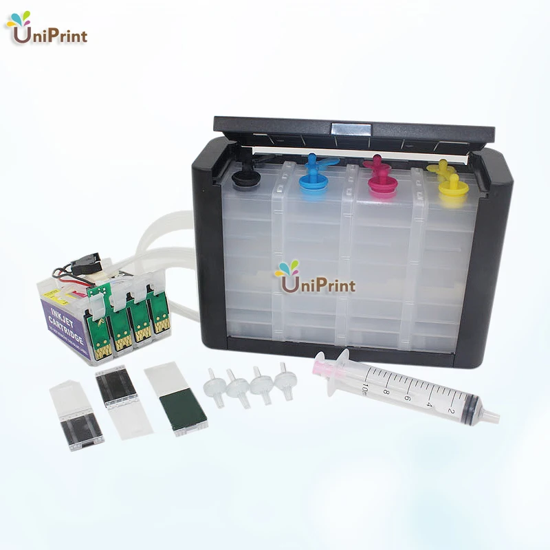 Empty luxury CISS continuous ink supply system for epson WorkForce WF7110 7610 7620 WF3620 WF3640 7110DTW 7610DWF printer T2711 with ARC chip 27XL 252XL