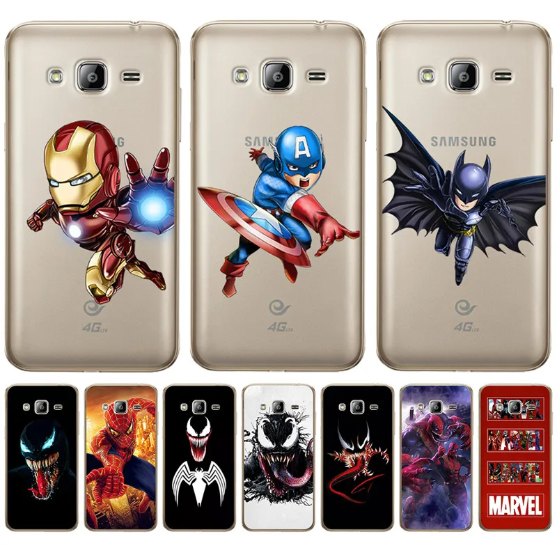 

Luxury venom marvel Deadpool For Samsung Galaxy J3 J4 J5 J6 J7 J8 Plus 2016 2017 2018 J2 Prime phone Case Cover Coque Etui capa