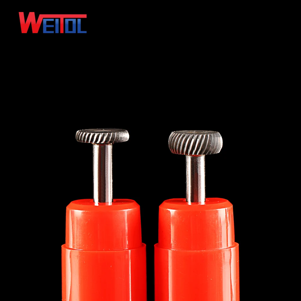 Weitol 3 шт. 1/4 дюйма 6 мм Т Тип карбида роторные файлы вольфрама заусенцы CNC