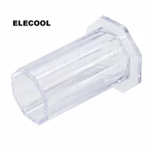 Elecool Пластик цилиндрический Форма дизайн ногтей, ручка с кисточкой держатель Органайзер контейнер Портативный Nali искусство инструмент для точечного нанесения маникюра чашки бутылка