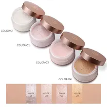 Мерцающая рассыпчатая пудра Maleup бронзатор Алмазный хайлайтер финишная пудра установка Водонепроницаемая свободная Пудра со спонжем